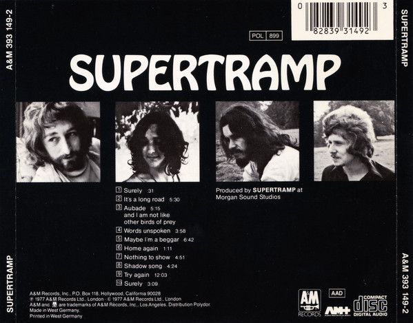 Supertramp  Supertramp : Back